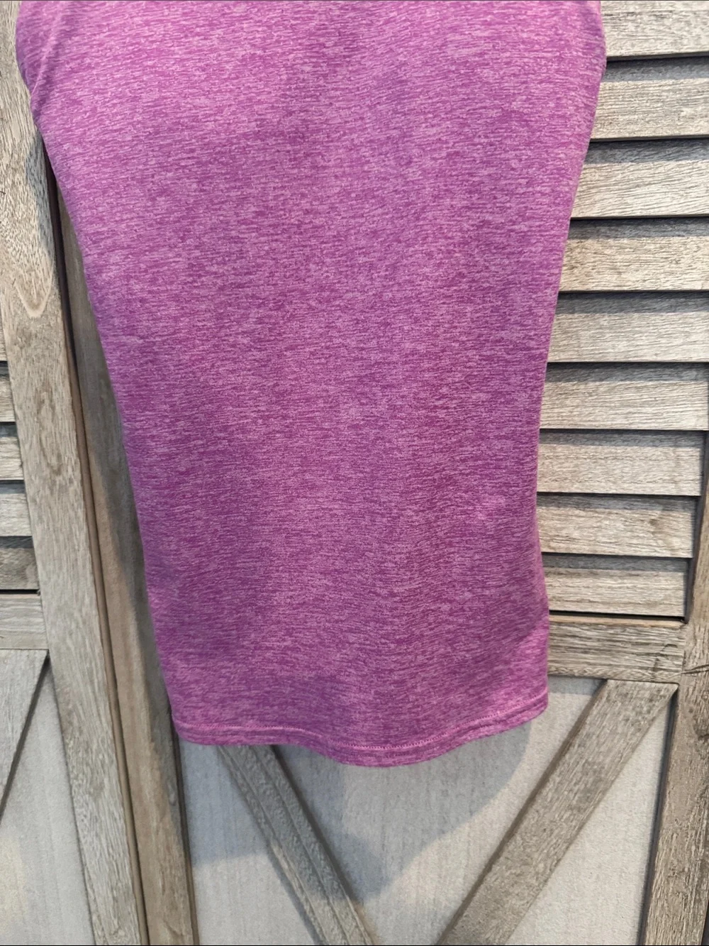 ALO Yoga Heathered Pink Purple Shade Scoop Tank Top Size XS